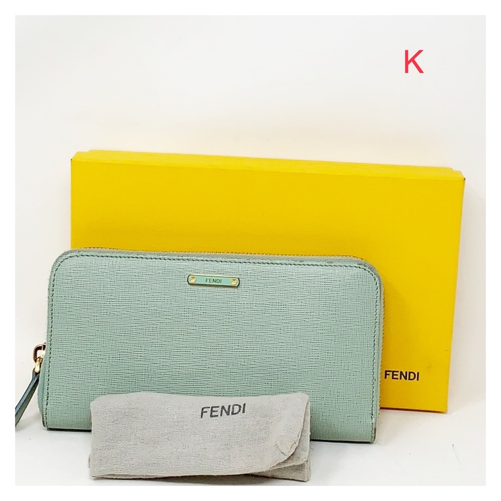 Authentic Fendi Zippier Around Wallet